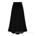 Women Fashion High Waist Pleated Winter Skirt